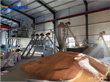 山西陽泉龍飛禽業(yè)全自動飼料生產線